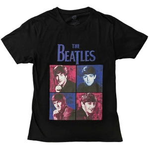 The Beatles - Portraits Uni Bl ryhmässä MERCH / T-paita / Rockoff_Nya April24 @ Bengans Skivbutik AB (5529012r)