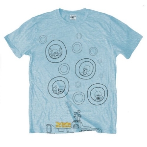 The Beatles - Bubbles Uni Lht Blue ryhmässä MERCH / T-paita / Rockoff_Nya April24 @ Bengans Skivbutik AB (5529029r)