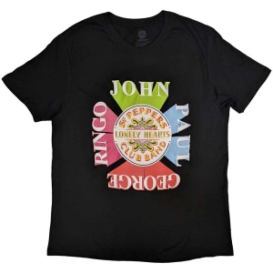 The Beatles - Sgt Pepper Drum & Names Uni Bl ryhmässä MERCH / T-paita / Rockoff_Nya April24 @ Bengans Skivbutik AB (5529030r)