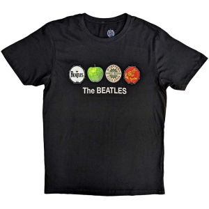 The Beatles - Apple & Drums Uni Bl ryhmässä MERCH / T-paita / Rockoff_Nya April24 @ Bengans Skivbutik AB (5529031r)