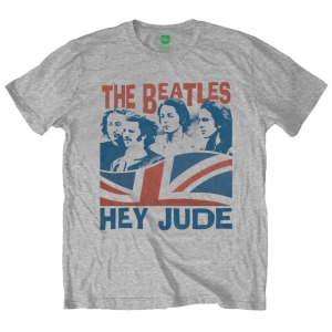 The Beatles - Windswept/Hey Jude Uni Grey ryhmässä MERCH / T-paita / Rockoff_Nya April24 @ Bengans Skivbutik AB (5529043r)