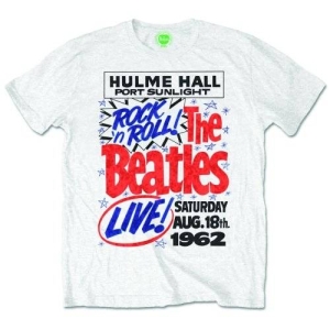 The Beatles - Rock N Roll Uni Wht ryhmässä MERCH / T-paita / Rockoff_Nya April24 @ Bengans Skivbutik AB (5529045r)