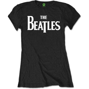 The Beatles - Packaged Drop T Lady Bl ryhmässä MERCH / T-paita / Rockoff_Nya April24 @ Bengans Skivbutik AB (5529053r)