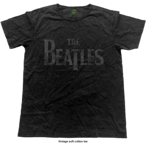 The Beatles - Vtge Logo Uni Bl ryhmässä MERCH / T-paita / Rockoff_Nya April24 @ Bengans Skivbutik AB (5529062r)