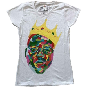 Biggie Smalls - Crown Lady Wht  1 ryhmässä MERCHANDISE / T-paita / Hip Hop-Rap @ Bengans Skivbutik AB (5529257r)