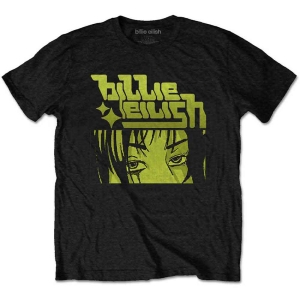 Billie Eilish - Anime Logo Uni Bl ryhmässä MERCH / T-paita / Rockoff_Nya April24 @ Bengans Skivbutik AB (5529474r)