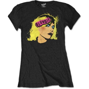 Blondie - Punk Logo Lady Bl ryhmässä MERCHANDISE / T-paita / Pop-Rock @ Bengans Skivbutik AB (5529499)