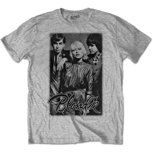 Blondie - Band Promo Uni Grey ryhmässä MERCH / T-paita / Rockoff_Nya April24 @ Bengans Skivbutik AB (5529801r)