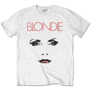 Blondie - Staredown Uni Wht ryhmässä MERCH / T-paita / Rockoff_Nya April24 @ Bengans Skivbutik AB (5529802r)