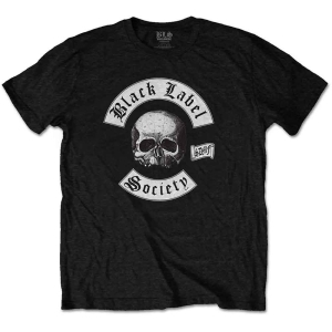 Black Label Society - Skull Logo Uni Bl ryhmässä MERCH / T-paita / Rockoff_Nya April24 @ Bengans Skivbutik AB (5529813r)