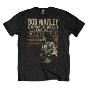 Bob Marley - Hammersmith '76 Uni Bl Eco ryhmässä MERCHANDISE / T-paita / Reggae @ Bengans Skivbutik AB (5529819r)