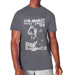 Bob Marley - Hawaii Snow Wash Uni Char ryhmässä MERCHANDISE / T-paita / Reggae @ Bengans Skivbutik AB (5529820r)