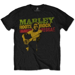 Bob Marley - Roots, Rock, Reggae Uni Bl ryhmässä MERCHANDISE / T-paita / Reggae @ Bengans Skivbutik AB (5529826r)