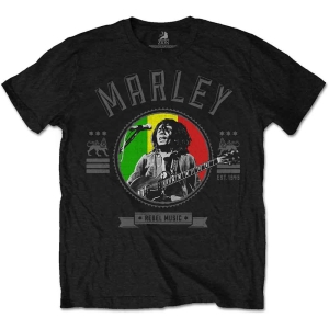 Bob Marley - Rebel Music Seal Uni Bl ryhmässä MERCHANDISE / T-paita / Reggae @ Bengans Skivbutik AB (5529827r)