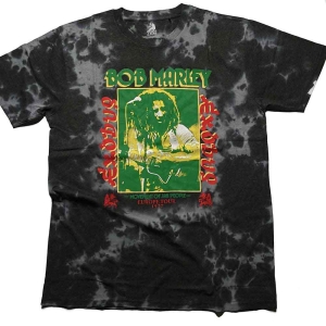 Bob Marley - Exodus Tie-Dye Uni Bl Dip-Dye ryhmässä MERCHANDISE / T-paita / Reggae @ Bengans Skivbutik AB (5529839r)