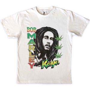 Bob Marley - Kaya Illustration Uni Wht ryhmässä MERCHANDISE / T-paita / Reggae @ Bengans Skivbutik AB (5530194r)