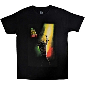 Bob Marley - One Love Movie Poster Uni Bl ryhmässä MERCHANDISE / T-paita / Reggae @ Bengans Skivbutik AB (5530195r)