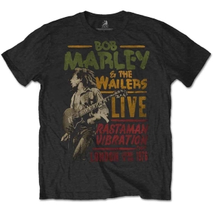 Bob Marley - Rastaman Vibration Tour 1976 Uni Bl ryhmässä MERCHANDISE / T-paita / Reggae @ Bengans Skivbutik AB (5530203r)