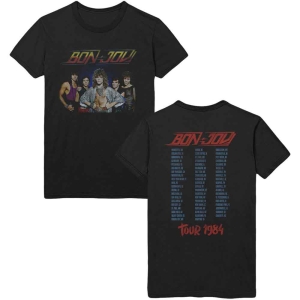 Bon Jovi - Tour '84 Uni Bl ryhmässä MERCH / T-paita / Rockoff_Nya April24 @ Bengans Skivbutik AB (5530205r)