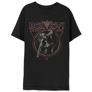 Bon Jovi - Triangle Overlap Uni Bl ryhmässä MERCH / T-paita / Rockoff_Nya April24 @ Bengans Skivbutik AB (5530206r)