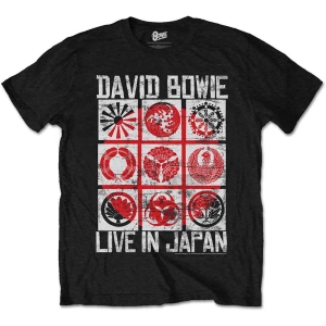 David Bowie - Live In Japan Uni Bl ryhmässä MERCH / T-paita / Rockoff_Nya April24 @ Bengans Skivbutik AB (5530241r)