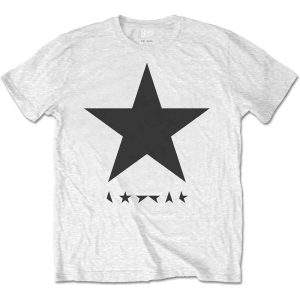 David Bowie - Blackstar Album Black Star Uni Wht ryhmässä MERCH / T-paita / Rockoff_Nya April24 @ Bengans Skivbutik AB (5530243r)