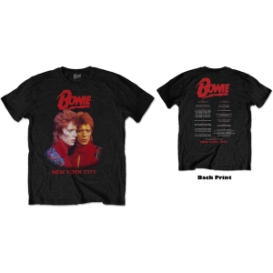 David Bowie - Nyc Uni Bl ryhmässä MERCH / T-paita / Rockoff_Nya April24 @ Bengans Skivbutik AB (5530259r)