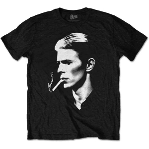 David Bowie - Smoke Uni Bl ryhmässä MERCH / T-paita / Rockoff_Nya April24 @ Bengans Skivbutik AB (5530263r)