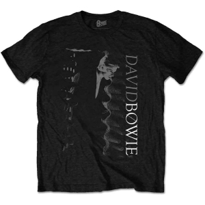 David Bowie - Distorted Uni Bl ryhmässä MERCH / T-paita / Rockoff_Nya April24 @ Bengans Skivbutik AB (5530264r)