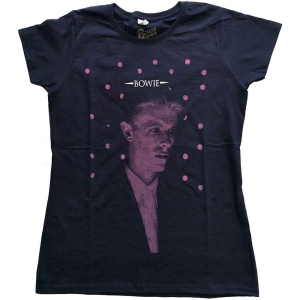 David Bowie - Dots Lady Navy  1 ryhmässä MERCH / T-paita / Rockoff_Nya April24 @ Bengans Skivbutik AB (5530629r)