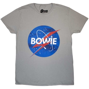 David Bowie - Starman Logo Uni Grey ryhmässä MERCH / T-paita / Rockoff_Nya April24 @ Bengans Skivbutik AB (5530636r)