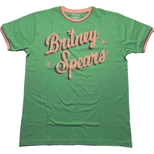 Britney Spears - Retro Text Ringer Uni Green ryhmässä MERCH / T-paita / Rockoff_Nya April24 @ Bengans Skivbutik AB (5530646r)