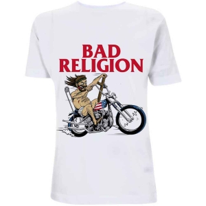 Bad Religion - American Jesus Uni Wht ryhmässä MERCH / T-paita / Rockoff_Nya April24 @ Bengans Skivbutik AB (5530650r)