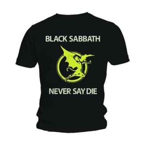 Black Sabbath - Never Say Die Uni Bl ryhmässä MERCH / T-paita / Rockoff_Nya April24 @ Bengans Skivbutik AB (5530666r)