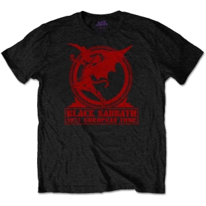 Black Sabbath - Europe '75 Uni Bl ryhmässä MERCH / T-paita / Rockoff_Nya April24 @ Bengans Skivbutik AB (5530676r)