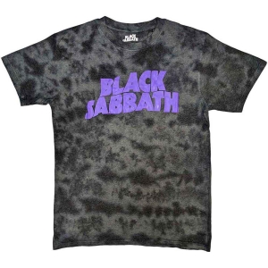 Black Sabbath - Wavy Logo Uni Bl Dip-Dye ryhmässä MERCH / T-paita / Rockoff_Nya April24 @ Bengans Skivbutik AB (5530681r)