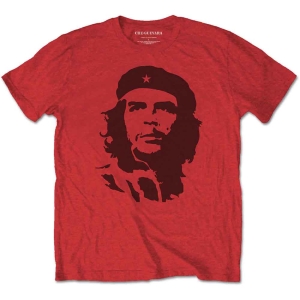 Che Guevara - Black On Red Uni Red ryhmässä MERCHANDISE / T-paita / Övrigt @ Bengans Skivbutik AB (5531079r)