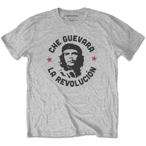 Che Guevara - Circle Logo Uni Grey ryhmässä MERCHANDISE / T-paita / Övrigt @ Bengans Skivbutik AB (5531081r)