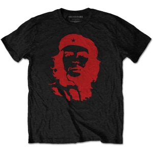 Che Guevara - Red On Black Uni Bl ryhmässä MERCHANDISE / T-paita / Övrigt @ Bengans Skivbutik AB (5531083r)