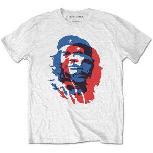 Che Guevara - Blue & Red Uni Wht ryhmässä MERCHANDISE / T-paita / Övrigt @ Bengans Skivbutik AB (5531085r)