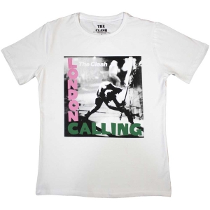 The Clash - London Calling Lady Wht ryhmässä MERCHANDISE / T-paita / Punk @ Bengans Skivbutik AB (5531088r)