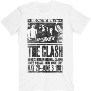 The Clash - Bond's 1981 Uni Wht    ryhmässä MERCHANDISE / T-paita / Punk @ Bengans Skivbutik AB (5531091r)