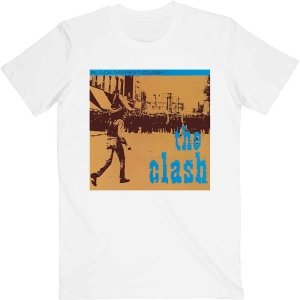 The Clash - Black Market Uni Wht ryhmässä MERCH / T-paita / Rockoff_Nya April24 @ Bengans Skivbutik AB (5531094r)