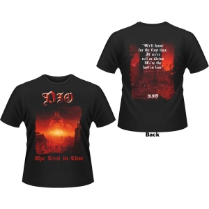 Dio - Last In Line Lyrics Uni Bl ryhmässä MERCHANDISE / T-paita / Heavy Metal @ Bengans Skivbutik AB (5531379r)