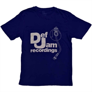 Def Jam - Logo & Stylus Uni Navy ryhmässä MERCHANDISE / T-paita / Hip Hop-Rap @ Bengans Skivbutik AB (5531381r)