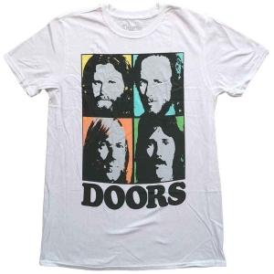 The Doors - Colour Box Uni Wht ryhmässä MERCH / T-paita / Rockoff_Nya April24 @ Bengans Skivbutik AB (5531387r)