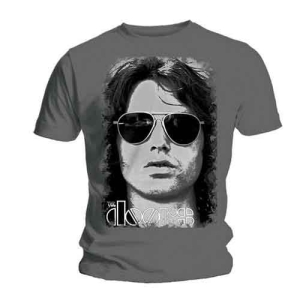 The Doors - Summer Glare Uni Grey ryhmässä MERCH / T-paita / Rockoff_Nya April24 @ Bengans Skivbutik AB (5531390r)