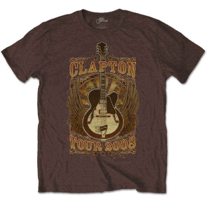 Eric Clapton - Tour 2008 Uni Brown ryhmässä MERCHANDISE / T-paita / Blues @ Bengans Skivbutik AB (5531557r)