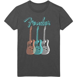 Fender - Triple Guitar Uni Char ryhmässä MERCHANDISE / T-paita / Övrigt @ Bengans Skivbutik AB (5531562r)