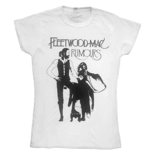 Fleetwood Mac - Rumours Lady Wht ryhmässä MERCH / T-paita / Rockoff_Nya April24 @ Bengans Skivbutik AB (5531567r)